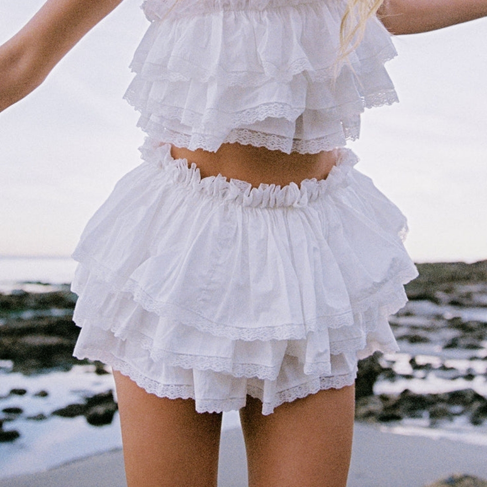 Selkie Ivory Ruffled Ensemble